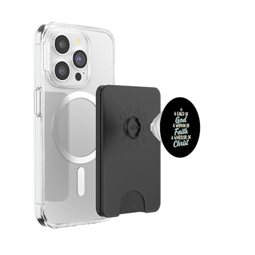 Child God Woman Faith Warrior Christ Jesus Christian Gift PopSockets PopWallet for MagSafe - style: Magnetic PopWallet