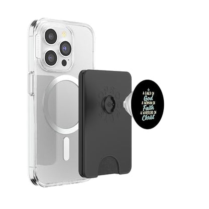 Child God Woman Faith Warrior Christ Jesus Christian Gift PopSockets PopWallet for MagSafe - style: Magnetic PopWallet