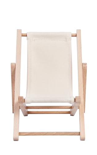 Foldable Wooden Cell Phone Stand, Phone Holder for Desk - color: Beige