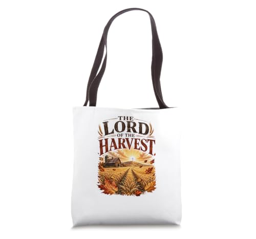 The Lord Of The Harvest Autumn Farm Faith Tote Bag
