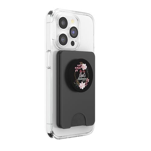 You are God's Masterpiece Ephesians 2:10 Prayer Bible Verse PopSockets PopWallet for MagSafe - style: Magnetic PopWallet