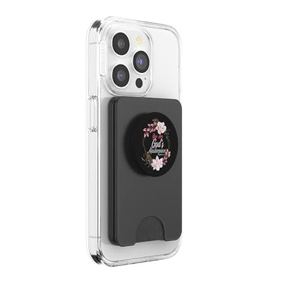 You are God's Masterpiece Ephesians 2:10 Prayer Bible Verse PopSockets PopWallet for MagSafe - style: Magnetic PopWallet