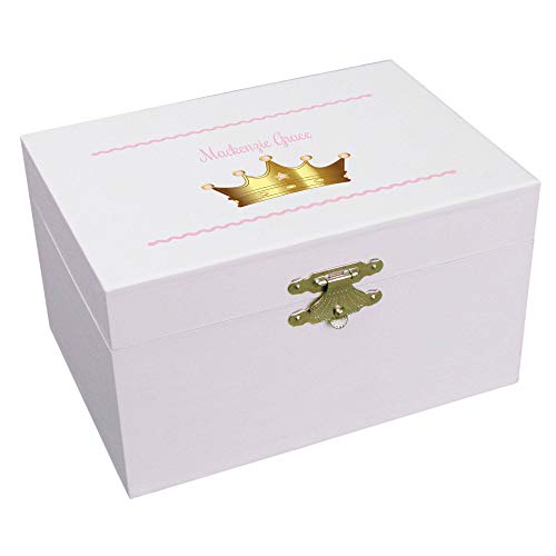 My Bambino Princess Crown African American Ballerina Musical Jewelry Box Musical Plays It's a Small World | Birthday Gift for Girls - color: Princess American