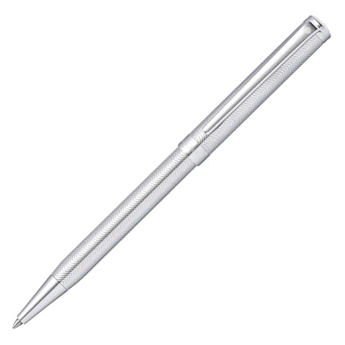 Sheaffer Intensity Engraved Chrome Ballpoint Pen with Chrome Cap and Trim - color: Engraved Chrome, style: Ballpoint Pen