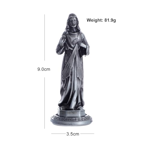 KOMI Sacred Heart Jesus Statue for Car Dashboard Catholic Figurines Gifts