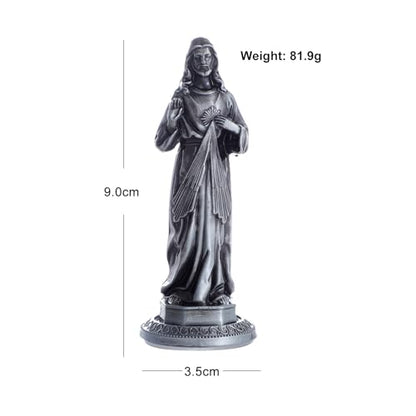 KOMI Sacred Heart Jesus Statue for Car Dashboard Catholic Figurines Gifts