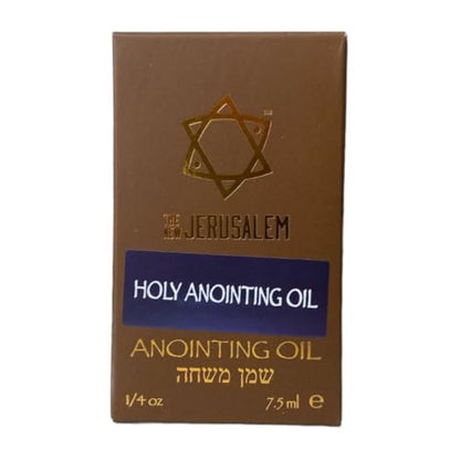 Holy Anointing Oil from Israel, Holy Spiritual Oils Bottles from Jerusalem Blessed, Handmade with Natural Ingredients and Blessed for Wedding Ceremony, Religious Use, 0.25 Fl Oz - size: 0.25 Fl Oz (Pack of 1)