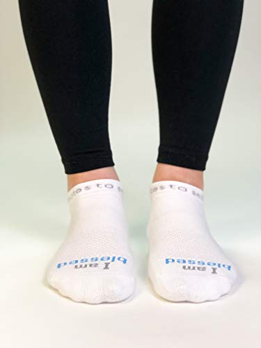notes to self – Inspirational Religious Socks for Men & Women, Spiritual Gifts - color: White-blessing, size: Medium