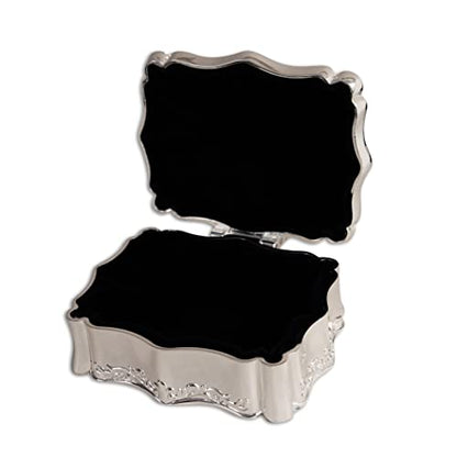 Cherished Moments Personalized Baptism Rectangle Jewelry Box - color: Silver Baptism