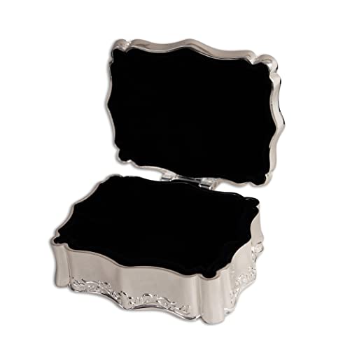 Cherished Moments Personalized Baptism Rectangle Jewelry Box - color: Silver Baptism