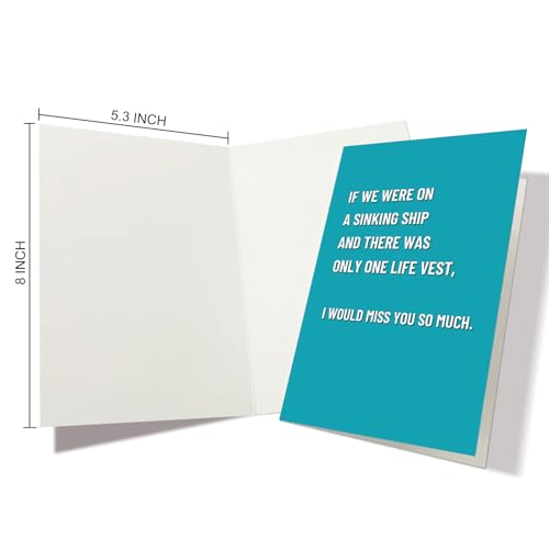 Nchigedy Funny Birthday Card for Him Her, Best Friend Birthday Card, Snarky Friendship Cards for Women Men, Humorous Bday Cards for Friend - color: #3