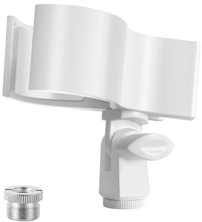 BILIONE Large Microphone Clip for Mics with Outer Diameter 1.26" to 2.3" - color: White, size: 1 Pack