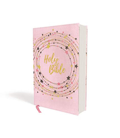 NIV, Bible for Kids, Flexcover, Pink/Gold, Red Letter, Comfort Print: Thinline Edition (Easy-to-Read, Easy-to-Carry)