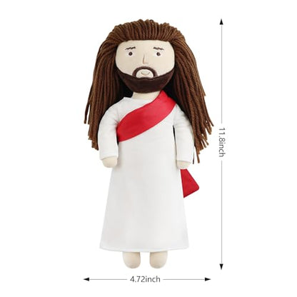 free-space Jesus Plush Doll Christ Religious Figure Toys for Boy Girl Christening Gift (Jesus) - color: Jesus (Regular)