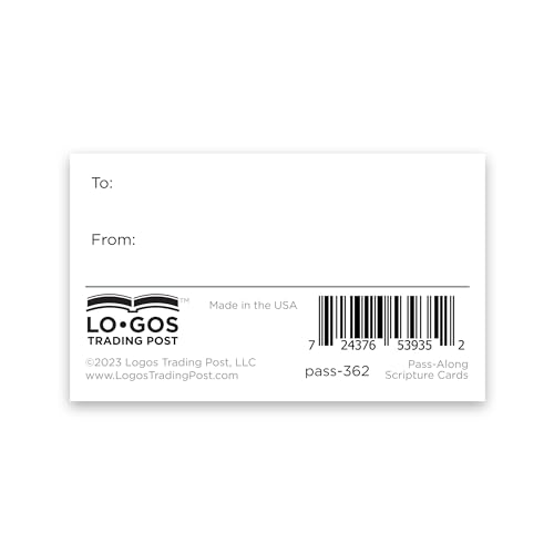 Logos Trading Post God Is In Control Pass It On Scripture Cards, Pack of 25 - color: Smile, God Is In Control