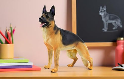 German Shepherd Figurine,7.9" Large Dog Figurine