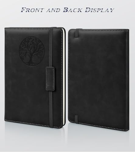 Biuwory Dotted Journal Notebook, 140 Dot Grid Pages, Medium 5.7"×8.3" - color: Black, size: Dotted-140 Pages (5.7"×8.3")