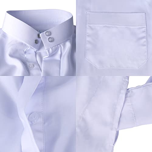 HOMELEX Men's Thobe Kaftan Arab Robe - color: White, size: Large