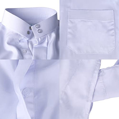 HOMELEX Men's Thobe Kaftan Arab Robe - color: White, size: Large