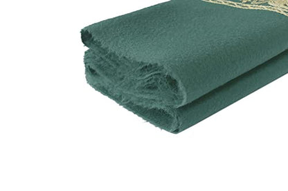 Urban CoCo Embroidered Scarf for Women, Tassel Shawl, Soft Lightweight Wrap - color: #2-dark Green