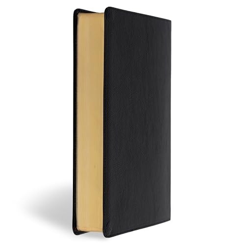 CSB Everyday Study Bible, Black Bonded Leather, Black Letter, Study Notes and Commentary, Illustrations, Articles, Charts, Easy-to-Carry, Easy-to-Read Bible Serif Type