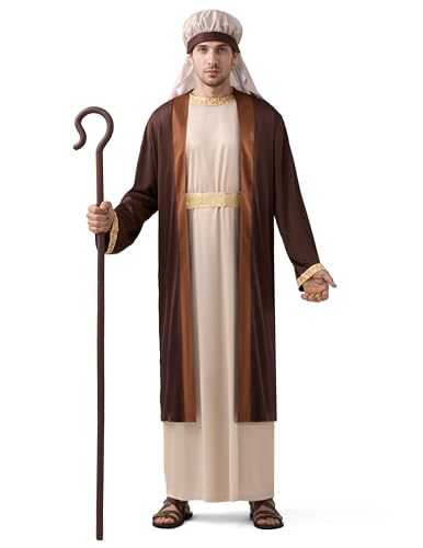 Spooktacular Creations Halloween Adult Bible Costume, Biblical Robe, Halloween Costumes for Men - size: Medium