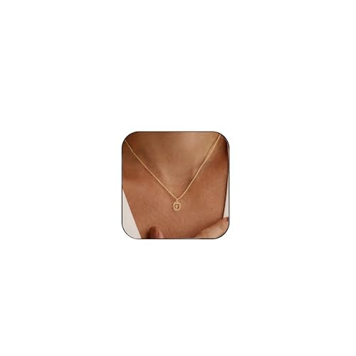 Cross Necklace for Women,Dainty 14k Gold Plated Pendant Necklaces - color: Gold-10