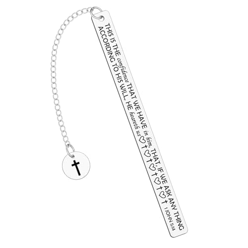 Metal Christian Bookmarks Gifts Bible Verse Bookmarks Gift for Women Friends Inspirational Scripture Christian Bookmark for Book Lovers First Communion Graduation Retirement Gifts - color: Religious Bookmark 06