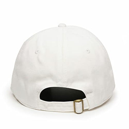 DSGN By DNA Say Mashallah Embroidered Hat Islamic Muslim Faith Inspired Cotton Baseball Cap Adjustable Dad Hat for Men&Women - color: White