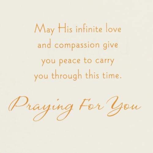 Hallmark DaySpring Religious Sympathy Card (God is Near) - size: 5 inches x 7.2 inches, style: God is Near