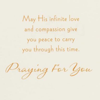 Hallmark DaySpring Religious Sympathy Card (God is Near) - size: 5 inches x 7.2 inches, style: God is Near