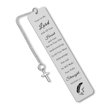 Christian Bookmark Gifts for Women Men Inspirational Religious Gifts Bible Verse Bookmark for Book Lovers Bookworm Reading Lovers Baptism Faith Gift Christmas Easter First Communion Gift