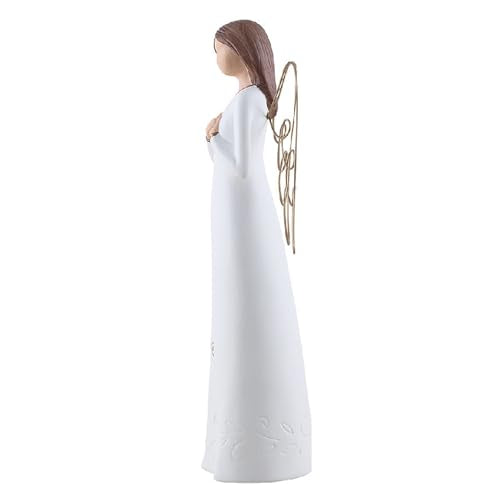 Angel Figurines Ceramic Memorial Gifts Sympathy Gifts for Loss of Loved One Remembrance Gift Angel Statue for Women, Bereavement Gifts, Thanksgiving and Home Decor (Believe Angel) - color: Believe Angel