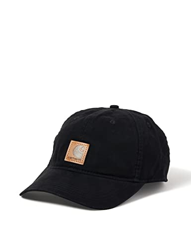 Carhartt mens Canvas Cap - color: Black