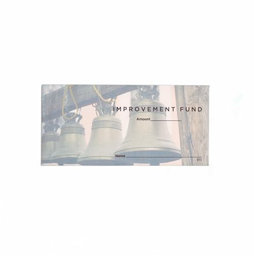 Improvement Fund Offering Envelope | Church Pew Envelope | Offering Envelopes for Improvement Fund (100)