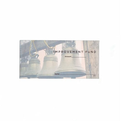 Improvement Fund Offering Envelope | Church Pew Envelope | Offering Envelopes for Improvement Fund (100)