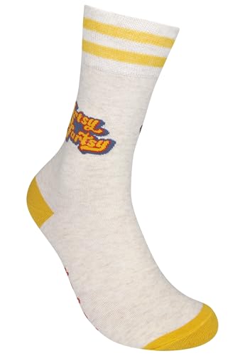 FUNATIC Crazy Socks with Funny Sayings - Novelty Gift for Men, Women, Adult - color: Artsy Fartsy-
