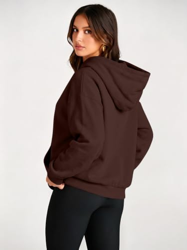 LUKYCILD God is Good Hoodie Christian Sweatshirt for Women Jesus Shirt - color: #01 Brown, size: Medium