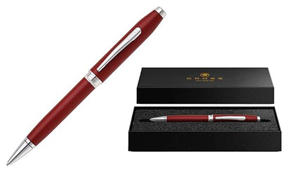 Cross Foundry Metallic Red with Chrome Appointments Ballpoint Pen - color: Red
