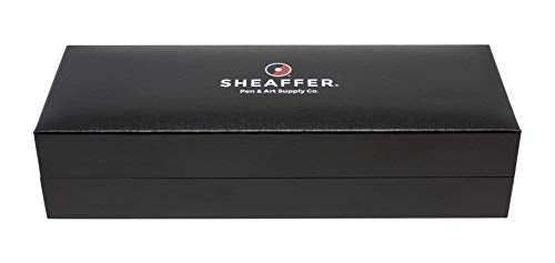 Sheaffer Intensity Carbon Fiber Fountain Pen with Chrome Cap, Trim, and Broad Nib - color: Carbon Fiber & Chrome, style: Fountain Pen, Broad Nib