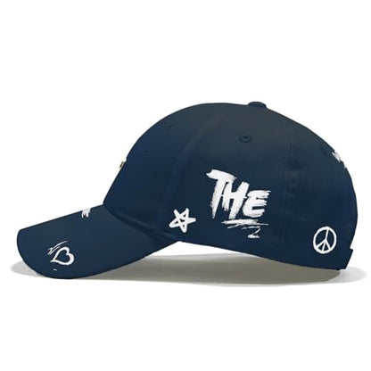 Baseball Cap for Women Men - Adjustable Size Hat - color: Dark Blue