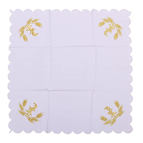 BLESSUME Church Altar Corporal Square Chalice Altar Cloth (L) - color: L