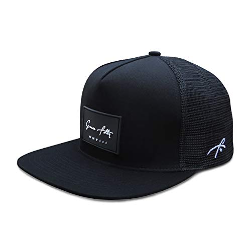 Grace Folly Trucker Hat for Men & Women. Snapback Mesh Caps - color: Black
