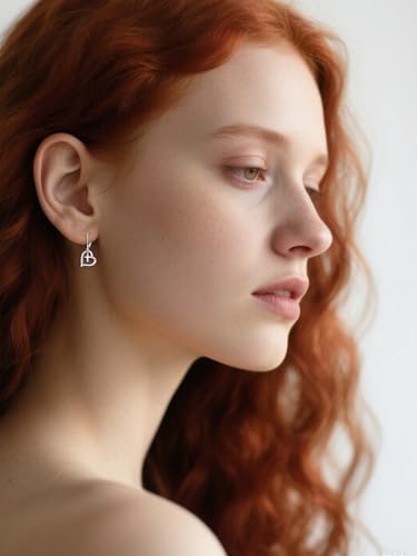 Dorunmo 925 Sterling Silver Mustard Seeds Dangle Earrings for Women Mountains Earrings Hypoallergenic Christmas Jewelry Gifts for Women - style: Heart Cross