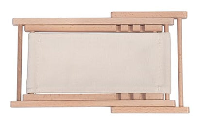 Foldable Wooden Cell Phone Stand, Phone Holder for Desk - color: Beige