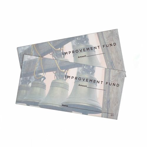 Improvement Fund Offering Envelope | Church Pew Envelope | Offering Envelopes for Improvement Fund (100)
