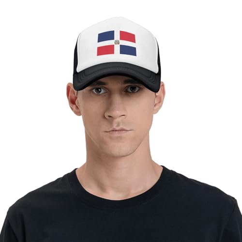 MOLAIGIN Trucker Hat, Adjustable Snapback Hat, Baseball Cap for Men Women, Breathable Mesh for Casual Wear - color: Black17