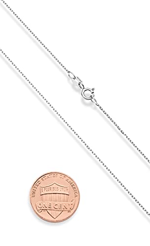 Miabella Italian 925 Sterling Silver Dainty Cross Necklace for Women - color: sterling silver