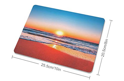 Sunrise Mouse Pad, Square Mousepad,Waterproof Mouse Mat Non-Slip Rubber Base MousePads for Office Home Laptop Travel, 9.5"x7.9"x0.12" Inch - color: S1005