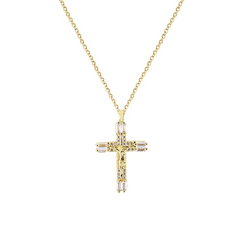 Cross Pendant Necklace for Women Jewelry Gold Cross Necklaces for Women Cross Necklace Minimalist Trendy Jewelry Valentines Day - style: CN3